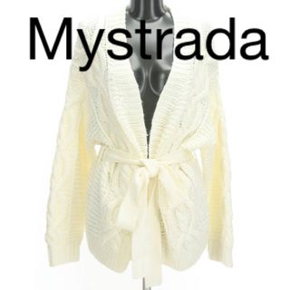 マイストラーダ(Mystrada)のMystrada マイストラーダ　ニット　カーディガン　オフホワイト　(カーディガン)