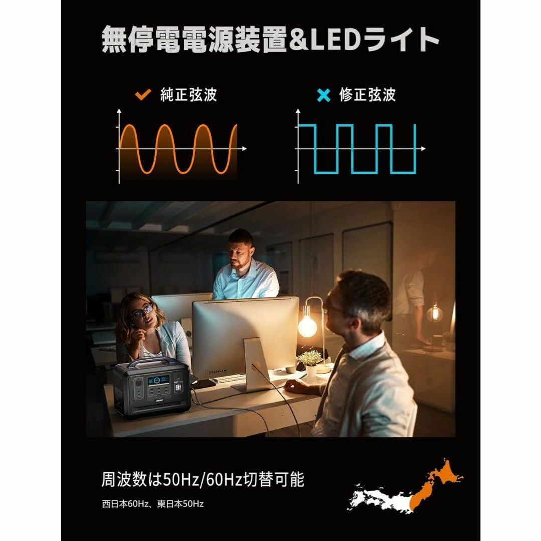 満充電【超大容量390000mAh/1248Wh災害時にも大活躍】ポータブル電源 スポーツ/アウトドアのアウトドア(その他)の商品写真