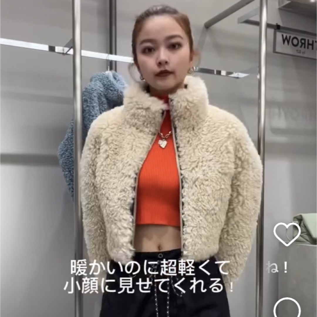 SLY - 今季完売品♡SLY LIGHT CROP BOA ブルゾン♡新品タグ付き SLY - 今季完売品♡SLY LIGHT CROP BOA ブルゾン♡新品タグ付き