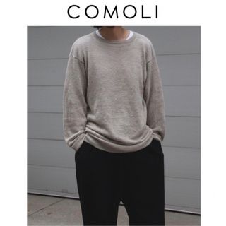 COMOLI - Niceness 23AW goldring モックネックニット グアナコの通販 ...