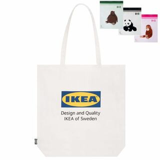 イケア(IKEA)のIKEAイケア ロゴ/バーコード柄 トートバッグ(トートバッグ)