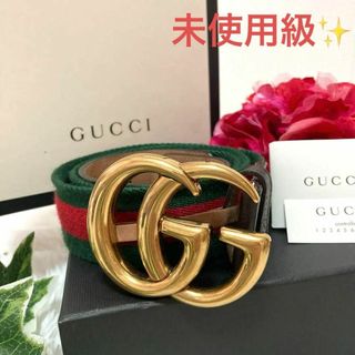 Gucci - GUCCI グッチ シェリーライン レザーベルト 約78-85cmの通販