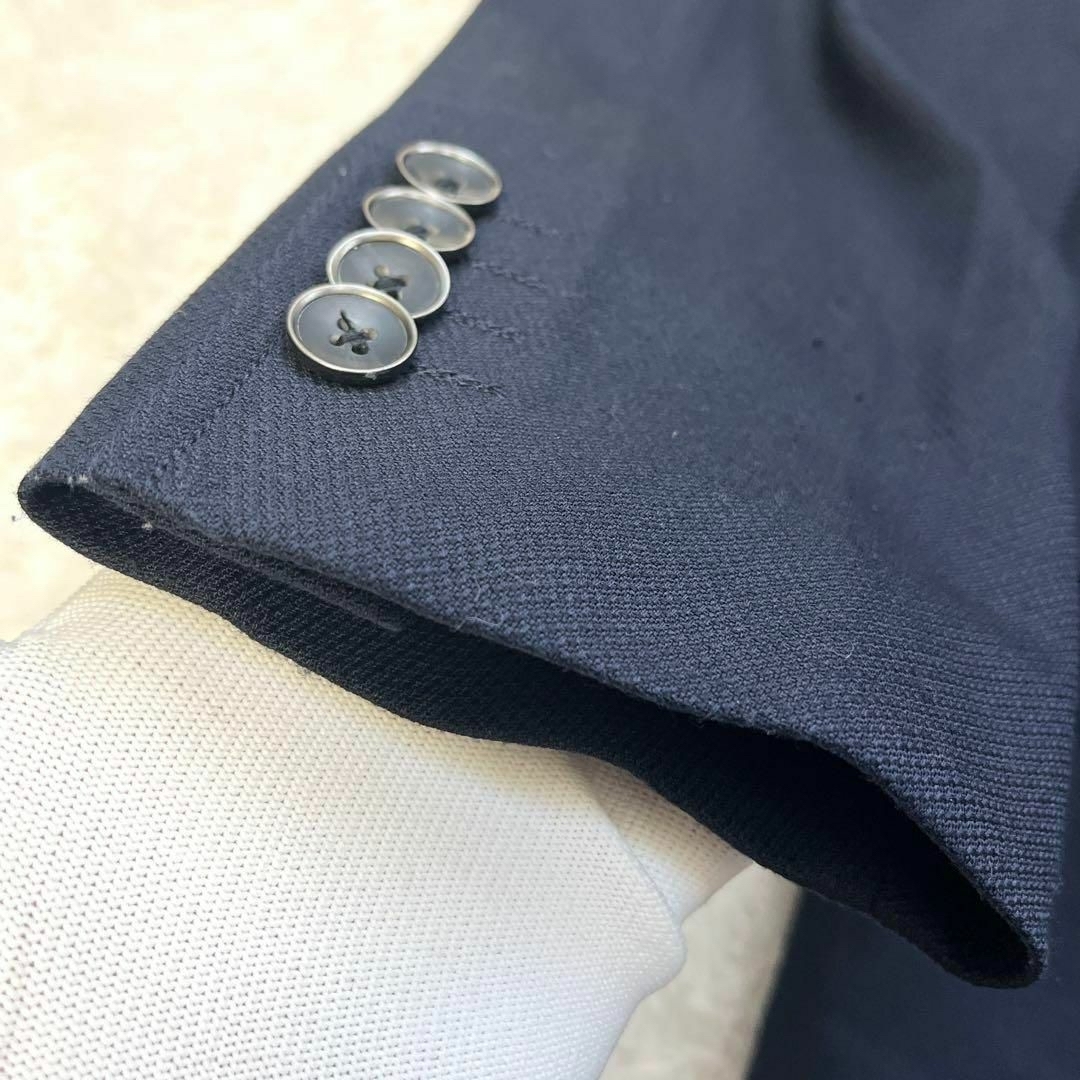 ORIHICA(オリヒカ)のオリヒカ　テーラードジャケット　紺ブレ　ウール　ネイビー　2B　Mサイズ メンズのジャケット/アウター(テーラードジャケット)の商品写真