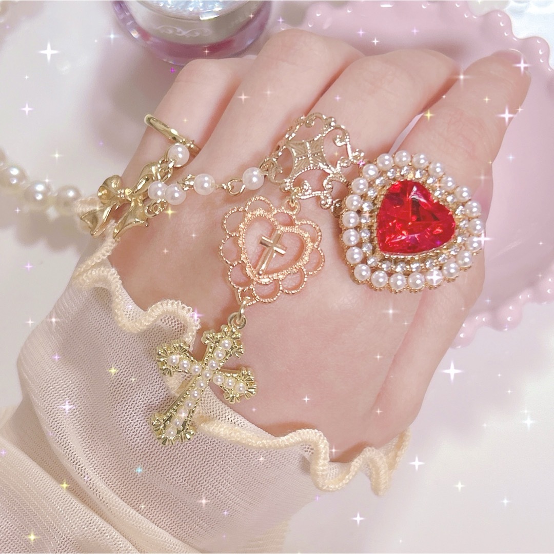 ♥bijou ring ハンドメイドのアクセサリー(リング)の商品写真