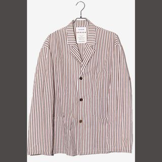 23SS マーカウェア SHIRTS JACKET ストライプ シャツジャケット(シャツ)