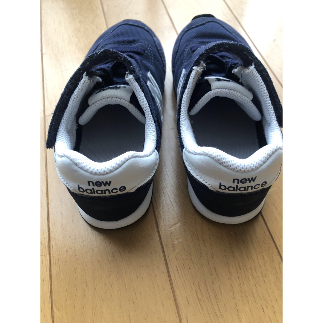 New Balance(ニューバランス)のニューバランススニーカー373⭐︎ネイビー18.5センチ キッズ/ベビー/マタニティのキッズ靴/シューズ(15cm~)(スニーカー)の商品写真