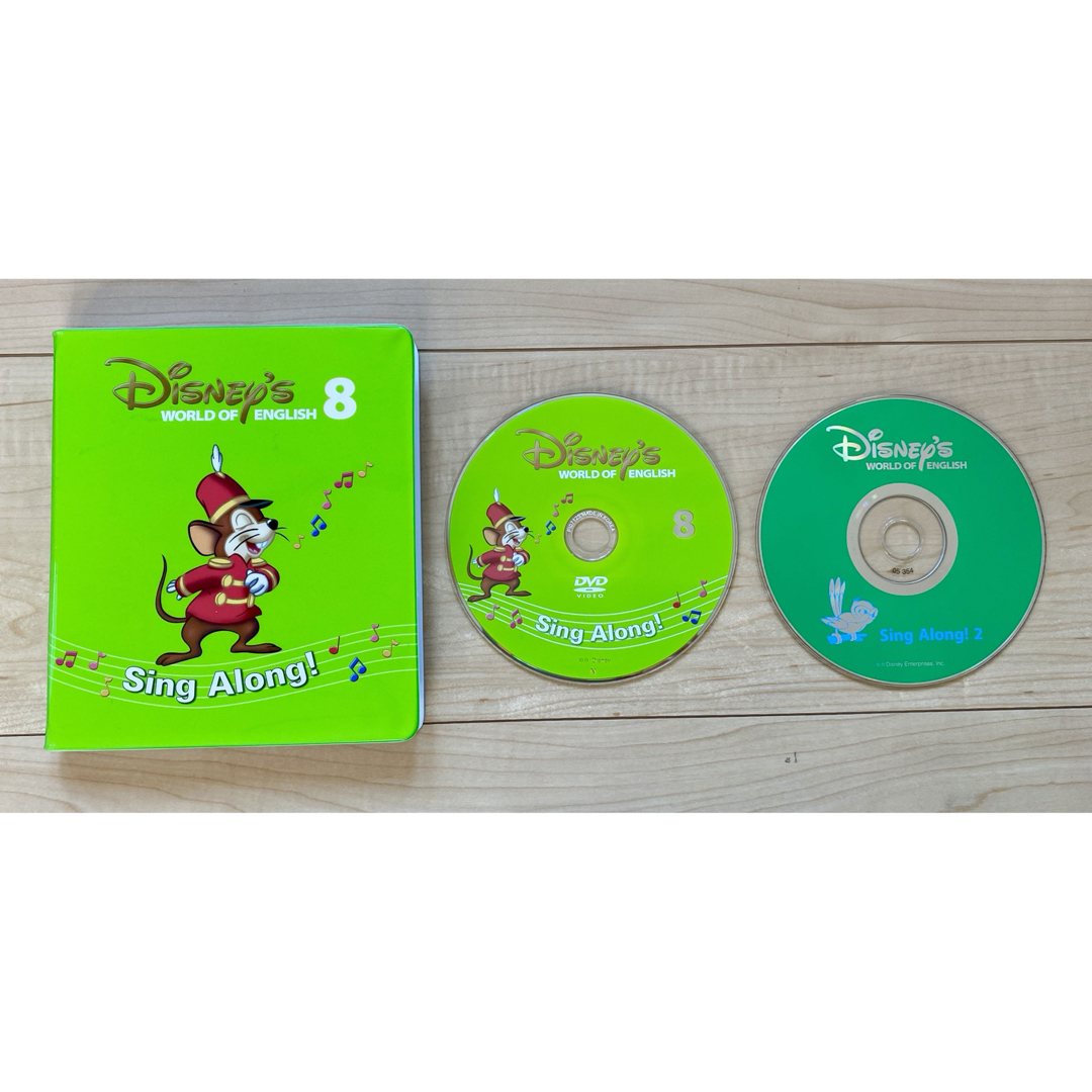 Disney - シングアロング DVD 8巻&CD 2巻 【DWE ワールド Disney - シングアロング DVD 8巻&CD 2巻 【DWE ワールド