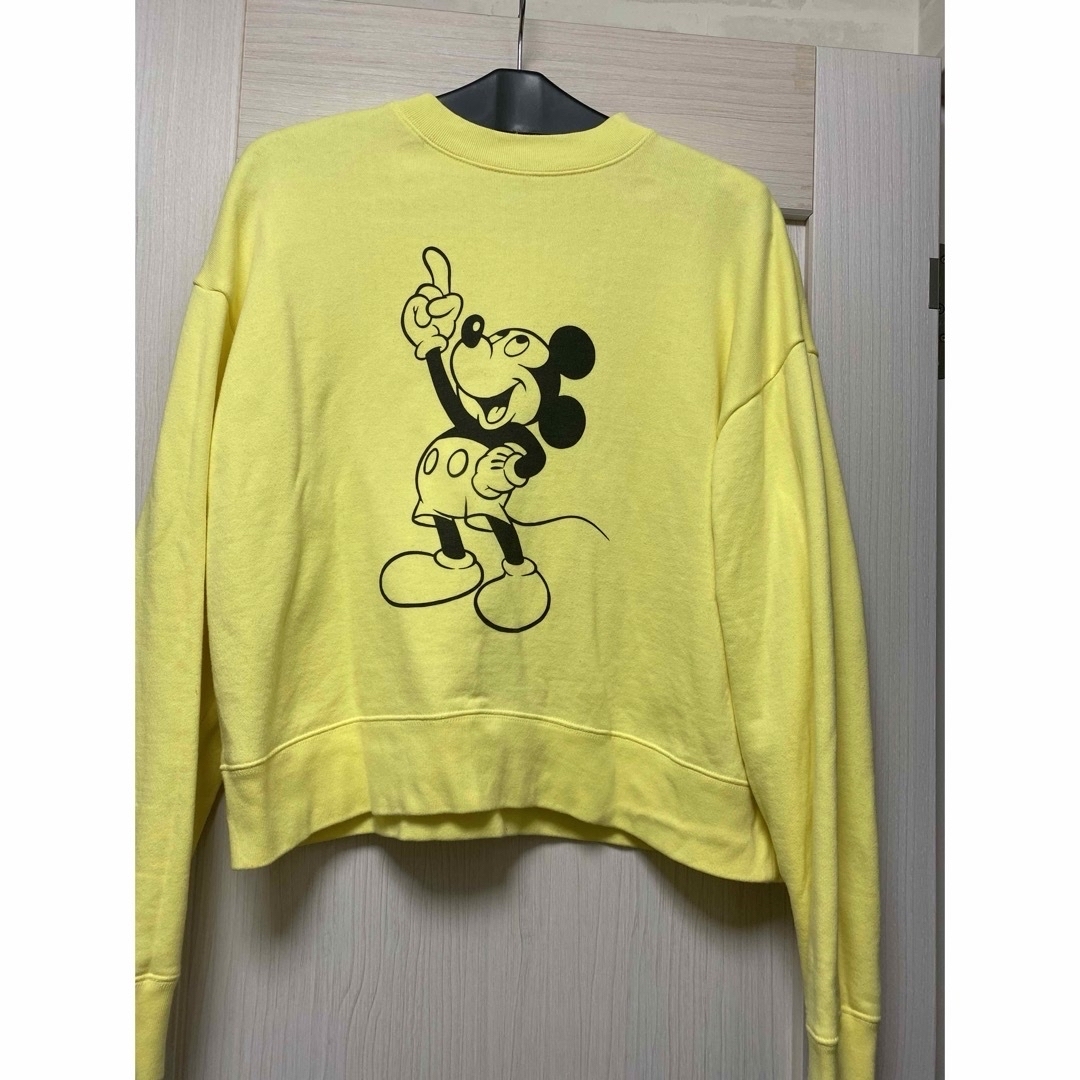 Ron Herman(ロンハーマン)のRH Vintage Mickey Sweat Shirt yellow XS レディースのトップス(トレーナー/スウェット)の商品写真