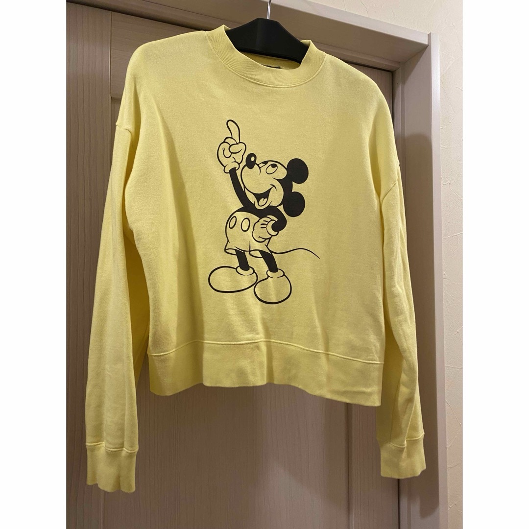 Ron Herman(ロンハーマン)のRH Vintage Mickey Sweat Shirt yellow XS レディースのトップス(トレーナー/スウェット)の商品写真