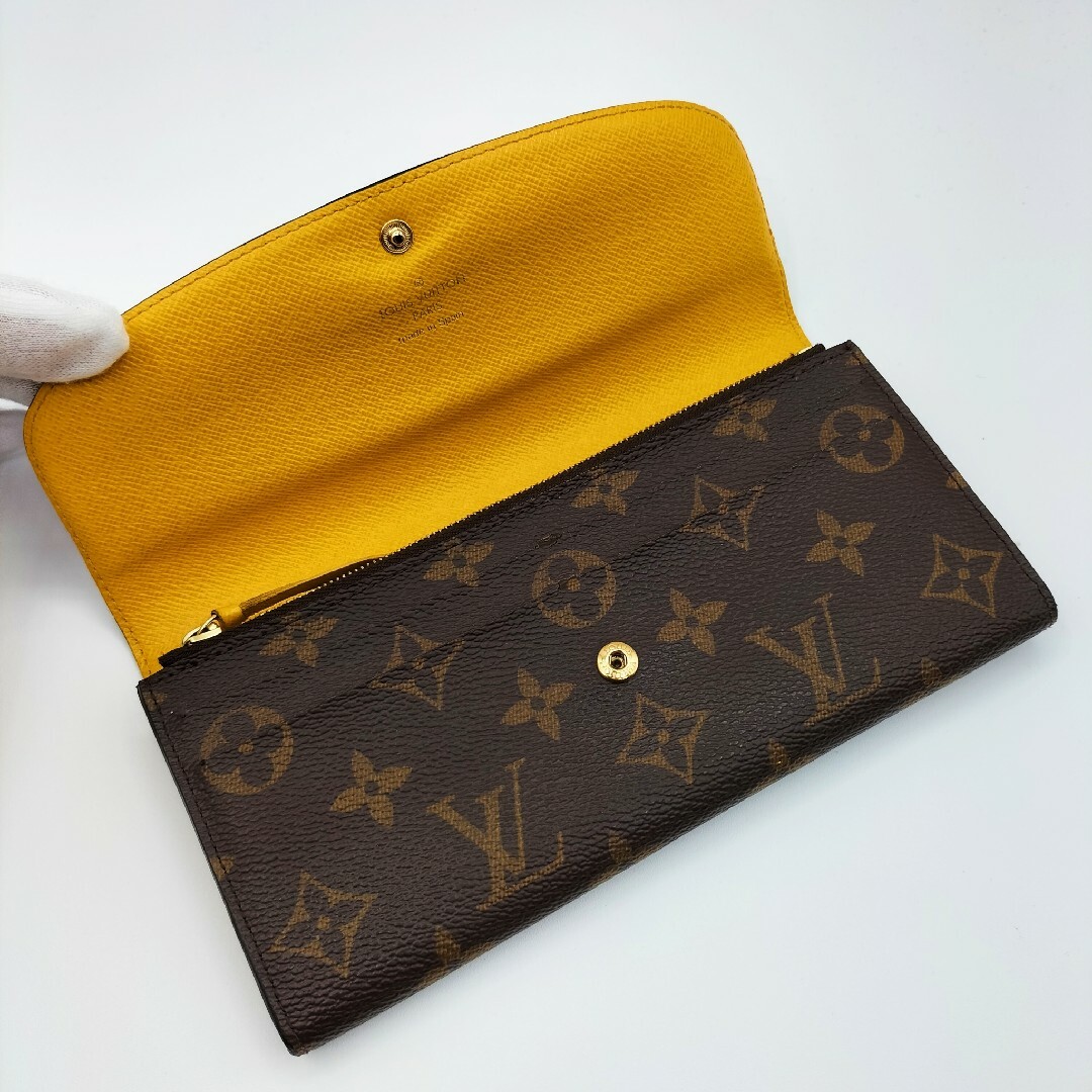 LOUIS VUITTON(ルイヴィトン)の美品☆ヴィトン ポルトフォイユ エミリー イエロー 長財布  M60698 レディースのファッション小物(財布)の商品写真