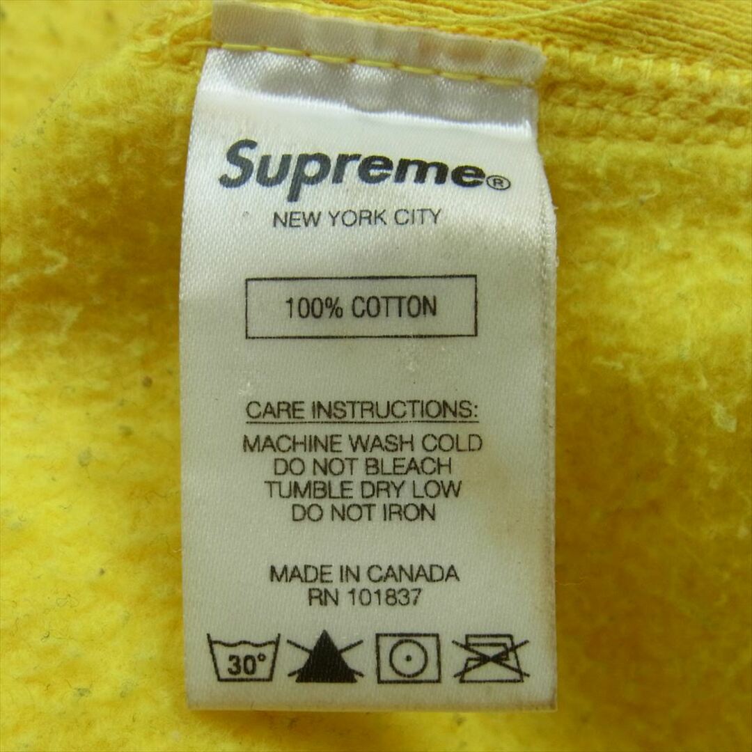 Supreme(シュプリーム)のSupreme シュプリーム 19AW Bandana Box Logo Hooded Sweatshirt バンダナ ボックスロゴ フーデッド スウェット プルオーバー パーカー イエロー系 M【中古】 メンズのトップス(パーカー)の商品写真
