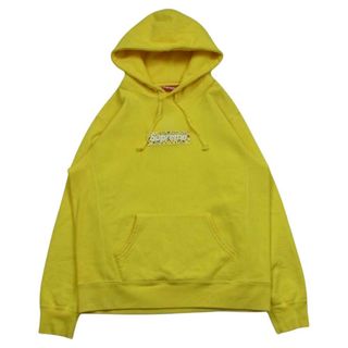 シュプリーム(Supreme)のSupreme シュプリーム 19AW Bandana Box Logo Hooded Sweatshirt バンダナ ボックスロゴ フーデッド スウェット プルオーバー パーカー イエロー系 M【中古】(パーカー)