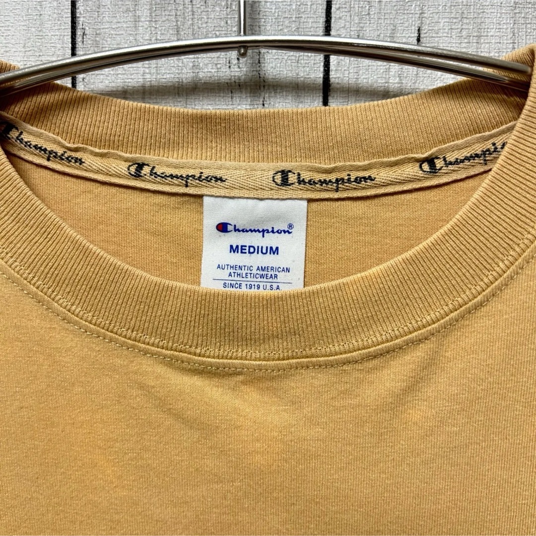 Champion(チャンピオン)のチャンピオン　Champion Tシャツ　イエロー　サイズ:M メンズのトップス(Tシャツ/カットソー(半袖/袖なし))の商品写真