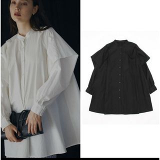 アメリヴィンテージ(Ameri VINTAGE)のTUCK SLEEVE BACK GATHER TUNIC(シャツ/ブラウス(長袖/七分))