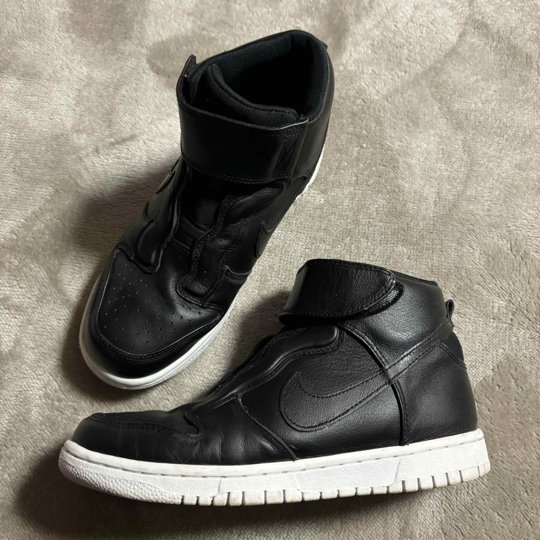 NIKE(ナイキ)の美品 NIKE 25cm DUNK HI ナイキ ダンクハイ 黒 ブラック メンズの靴/シューズ(スニーカー)の商品写真