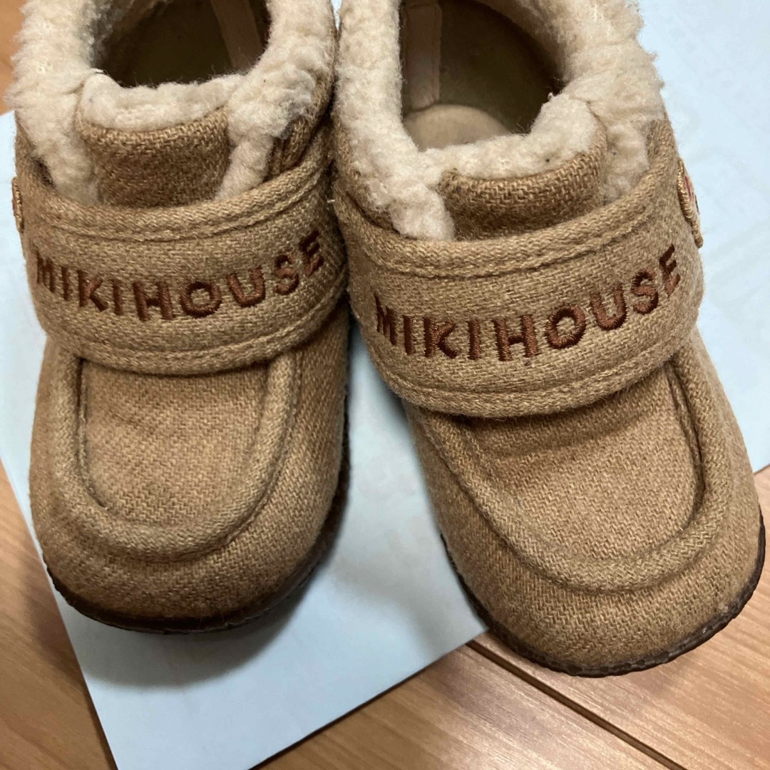 mikihouse(ミキハウス)のミキハウス　プッチーショートブーツ　13.5 キッズ/ベビー/マタニティのベビー靴/シューズ(~14cm)(スニーカー)の商品写真