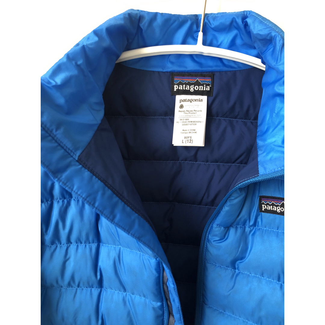 patagonia(パタゴニア)の【patagonia】パタゴニア　ダウンジャケット　BOY'S  Ｌサイズ メンズのジャケット/アウター(ダウンジャケット)の商品写真