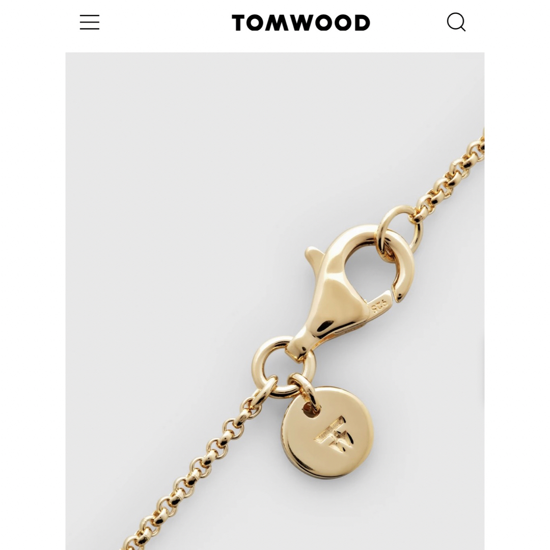 TOMORROWLAND(トゥモローランド)の新品TOMWOOD トムウッドRolo Chain ネックレス・2連ブレスレット レディースのアクセサリー(ネックレス)の商品写真