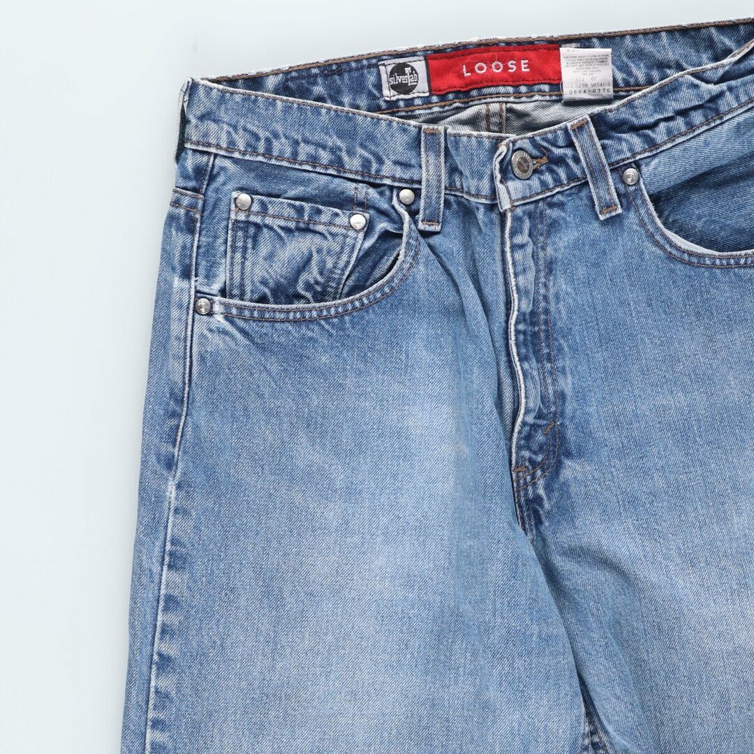 Levi's(リーバイス)の古着 90年代 リーバイス Levi's SILVER TAB シルバータブ LOOSE ルーズ デニムパンツ USA製 レディースL(w29) ヴィンテージ /eaa420249 レディースのパンツ(デニム/ジーンズ)の商品写真