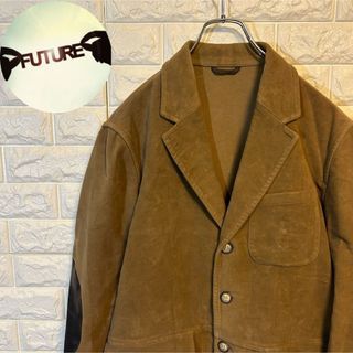 トラサルディ(Trussardi)の【トラサルディ スポーツ】 ジャケット 80s古着 エルボーバッチ(テーラードジャケット)