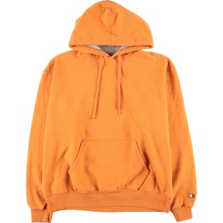 チャンピオン(Champion)の古着 チャンピオン Champion ECO 目無し 無地 ブランクスウェットシャツ パーカー メンズL /eaa379918(スウェット)