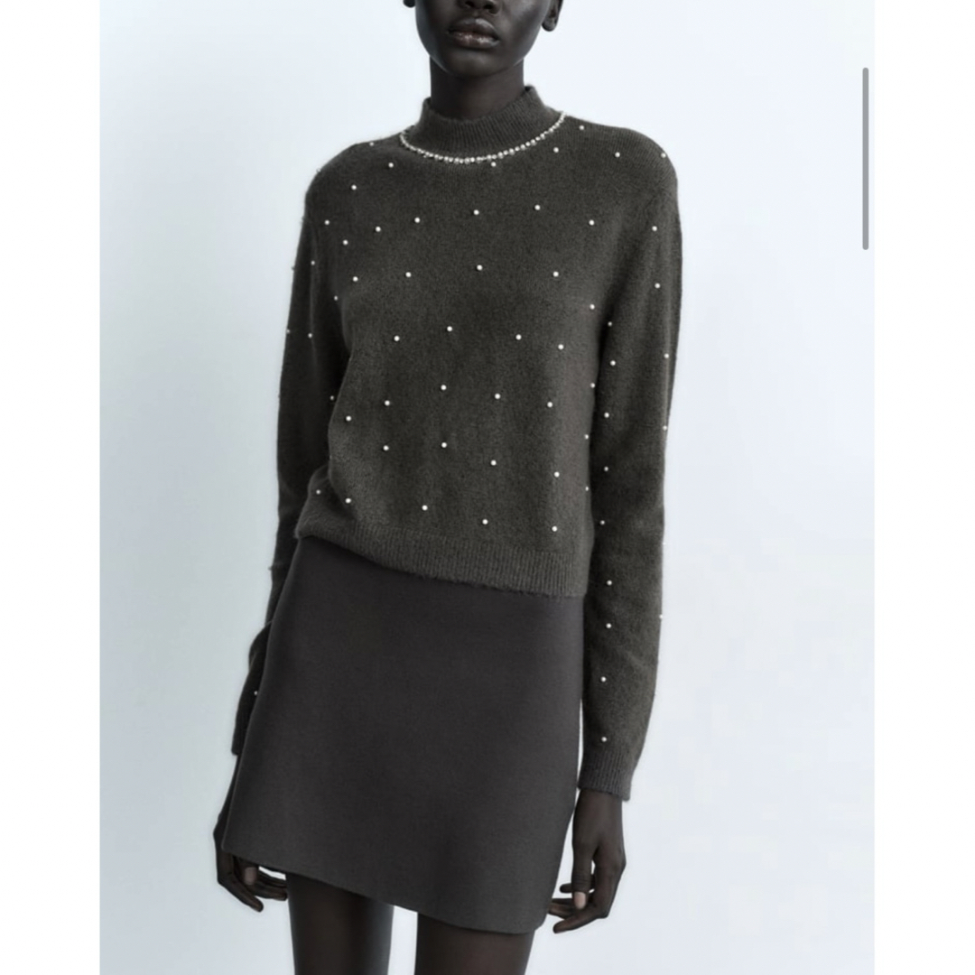 ZARA - ZARA ビジューニットの通販 by mi's shop|ザラならラクマ ZARA - ZARA ビジューニットの通販 by mi's shop|ザラならラクマ