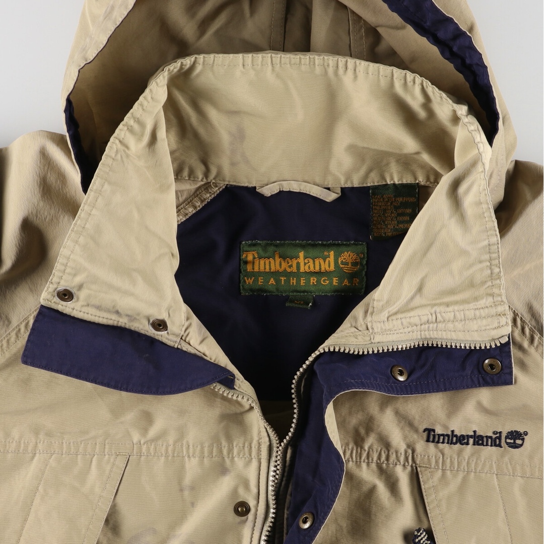 Timberland(ティンバーランド)の古着 90年代 ティンバーランド Timberland WEATHERGEAR マウンテンジャケット シェルジャケット メンズXL ヴィンテージ /eaa416369 メンズのジャケット/アウター(マウンテンパーカー)の商品写真