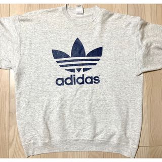 adidas - 90s USA製 アディダス ビッグ トレフォイル ロゴ刺繍