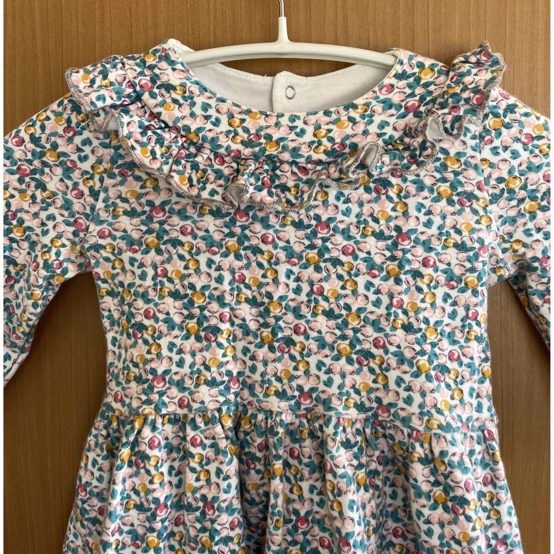 PETIT BATEAU(プチバトー)のプチバトー　ワンピース　12m74cm キッズ/ベビー/マタニティのベビー服(~85cm)(ワンピース)の商品写真