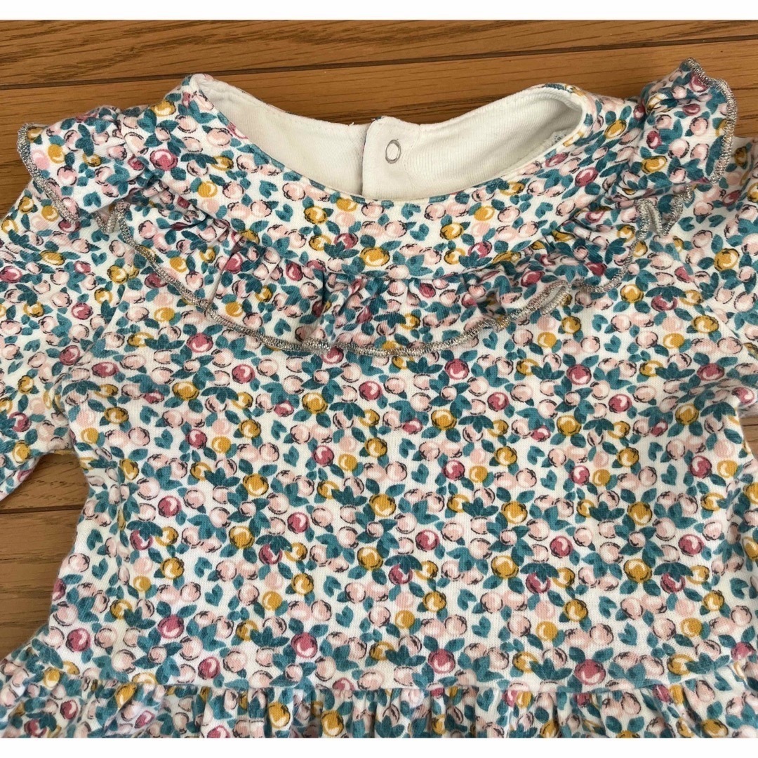 PETIT BATEAU(プチバトー)のプチバトー　ワンピース　12m74cm キッズ/ベビー/マタニティのベビー服(~85cm)(ワンピース)の商品写真