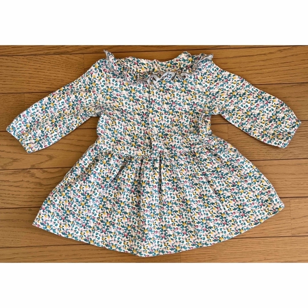 PETIT BATEAU(プチバトー)のプチバトー　ワンピース　12m74cm キッズ/ベビー/マタニティのベビー服(~85cm)(ワンピース)の商品写真