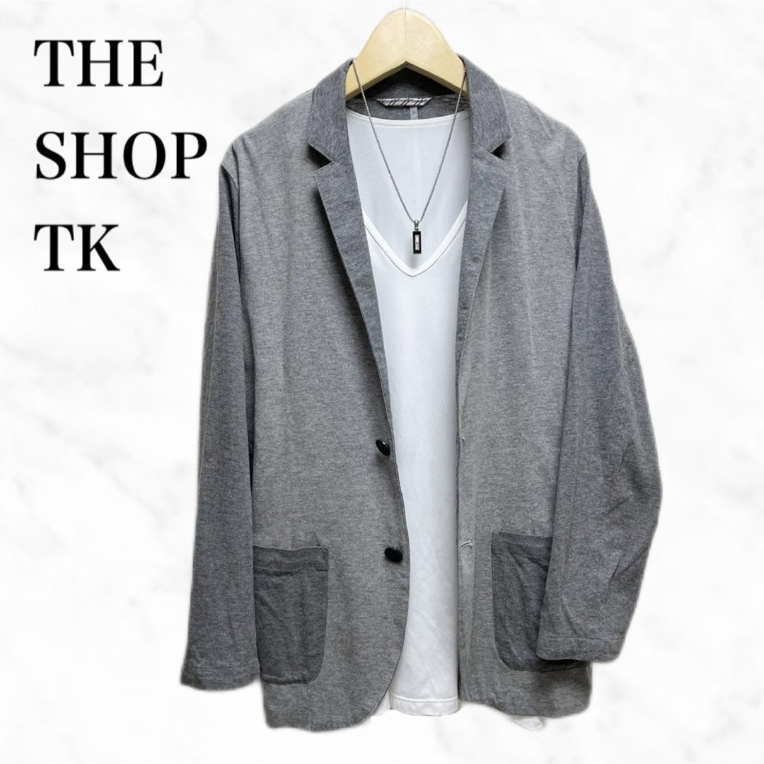 THE SHOP TK - THE SHOP TK テーラードジャケット グレー系 薄手