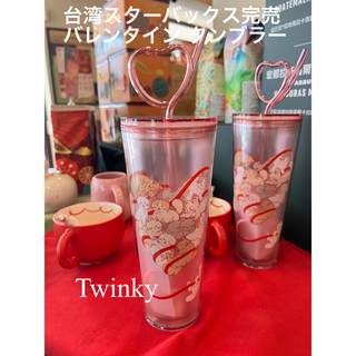 スターバックス(Starbucks)の台湾 スターバックス バレンタイン コールド タンブラー 海外 スタバ 猫 完売(タンブラー)