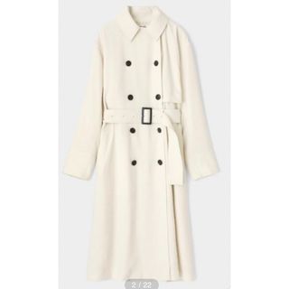 moussy - moussy ドレープルーズトレンチ DRAPE LOOSE TRENCH