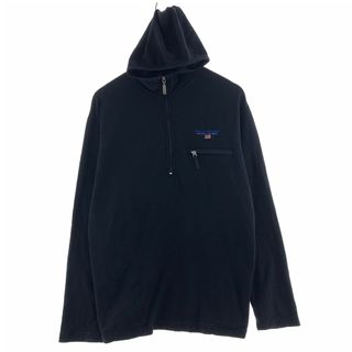 ラルフローレン(Ralph Lauren)の古着 90年代 ラルフローレン Ralph Lauren POLO SPORT ポロスポーツ ハーフジップ フリースプルオーバーパーカー USA製 メンズXL ヴィンテージ /eaa381174(その他)