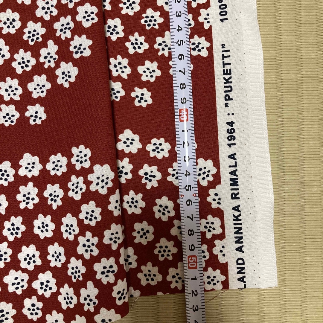 marimekko(マリメッコ)のマリメッコ  生地　PUKETTI ハンドメイドの素材/材料(生地/糸)の商品写真