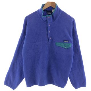 パタゴニア(patagonia)の古着 90年代 パタゴニア Patagonia 雪なしタグ スナップT フリースプルオーバー メンズXL ヴィンテージ /eaa381993(その他)