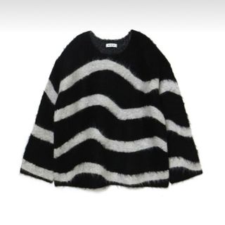 バブルス(Bubbles)のmelt the lady logo nuance knit (ニット/セーター)