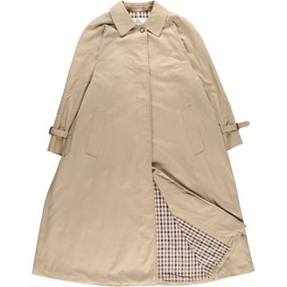 アクアスキュータム(AQUA SCUTUM)の古着 アクアスキュータム Aquascutum ステンカラーコート バルマカーンコート 英国製 レディースL /eaa420014(その他)