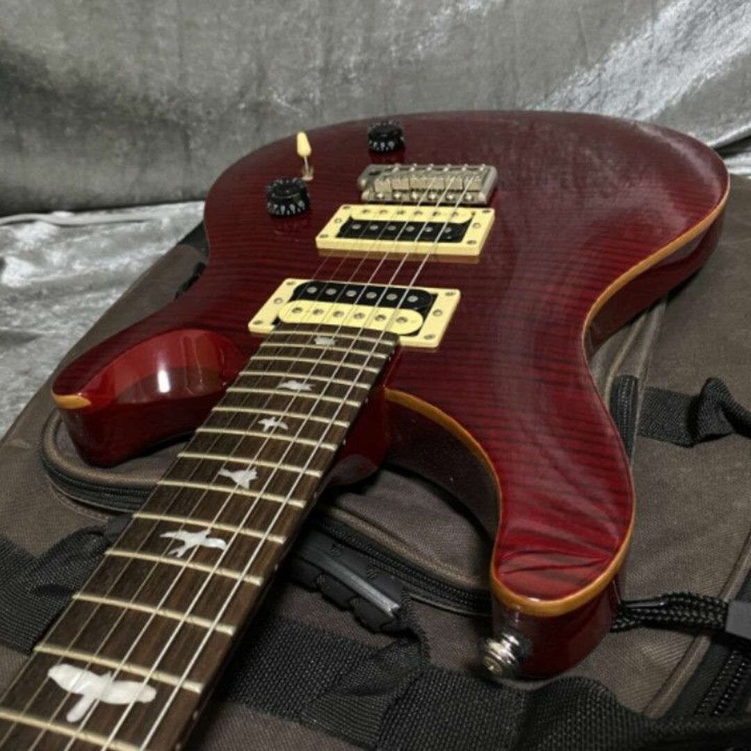 PRS(ピーアールエス)の美品 PRS SE Custom24 カスタム24 バードインレイ コイルタップ 楽器のギター(エフェクター)の商品写真