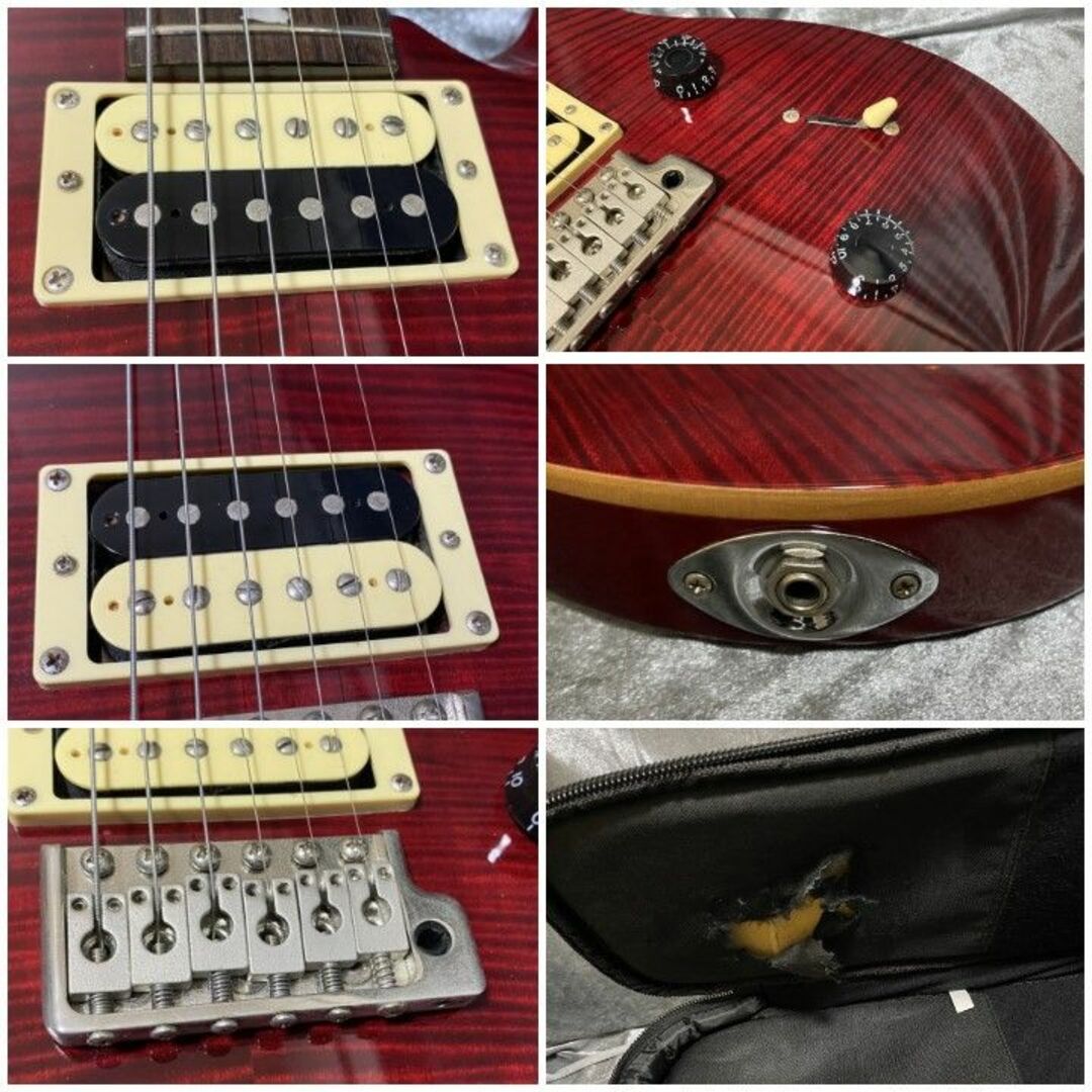 PRS(ピーアールエス)の美品 PRS SE Custom24 カスタム24 バードインレイ コイルタップ 楽器のギター(エフェクター)の商品写真