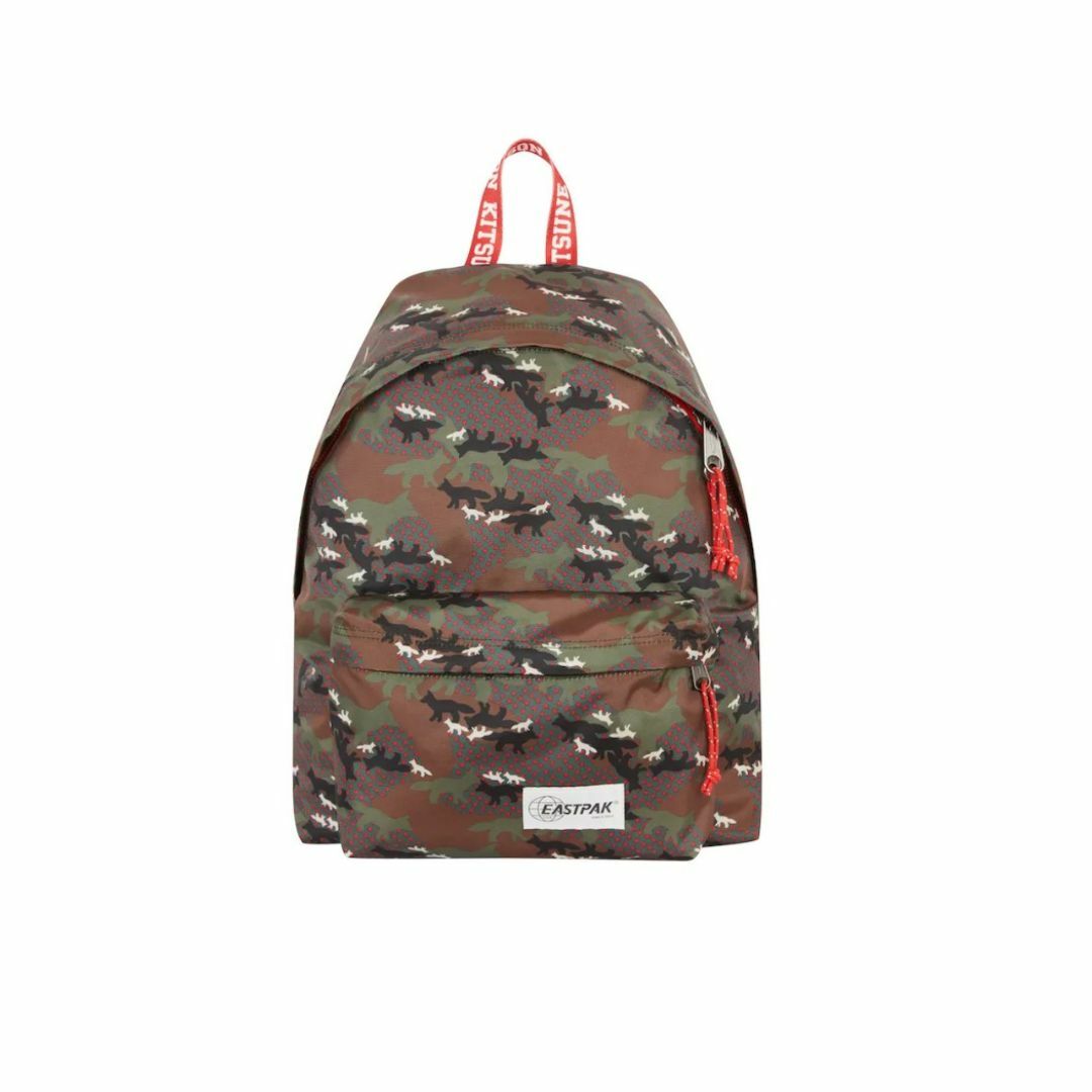 MAISON KITSUNE'(メゾンキツネ)のMAISON KITSUNE EASTPAK Camo Foxバックパック 美品 レディースのバッグ(リュック/バックパック)の商品写真