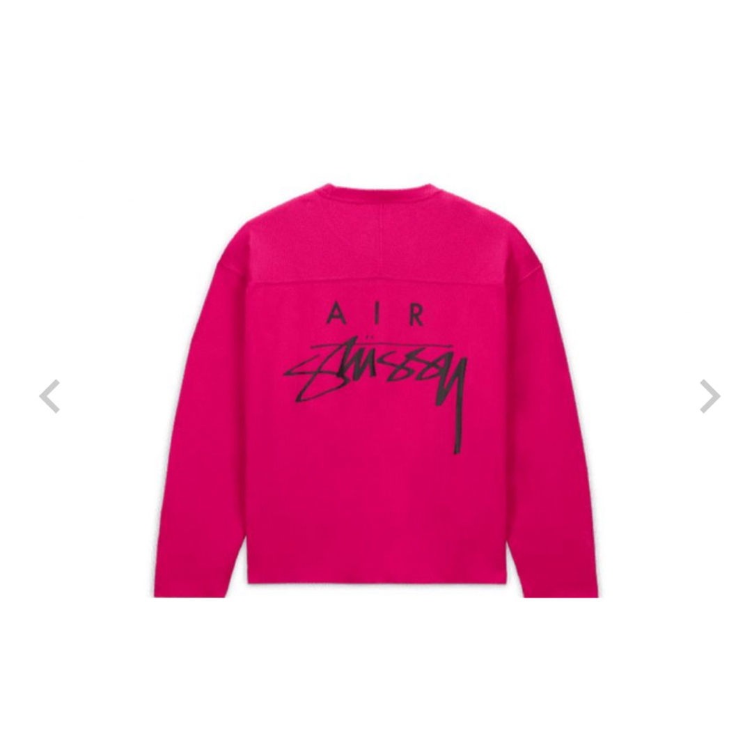 NIKE(ナイキ)のNike x Stussy Long Sleeve Top "Pink" メンズのトップス(Tシャツ/カットソー(七分/長袖))の商品写真