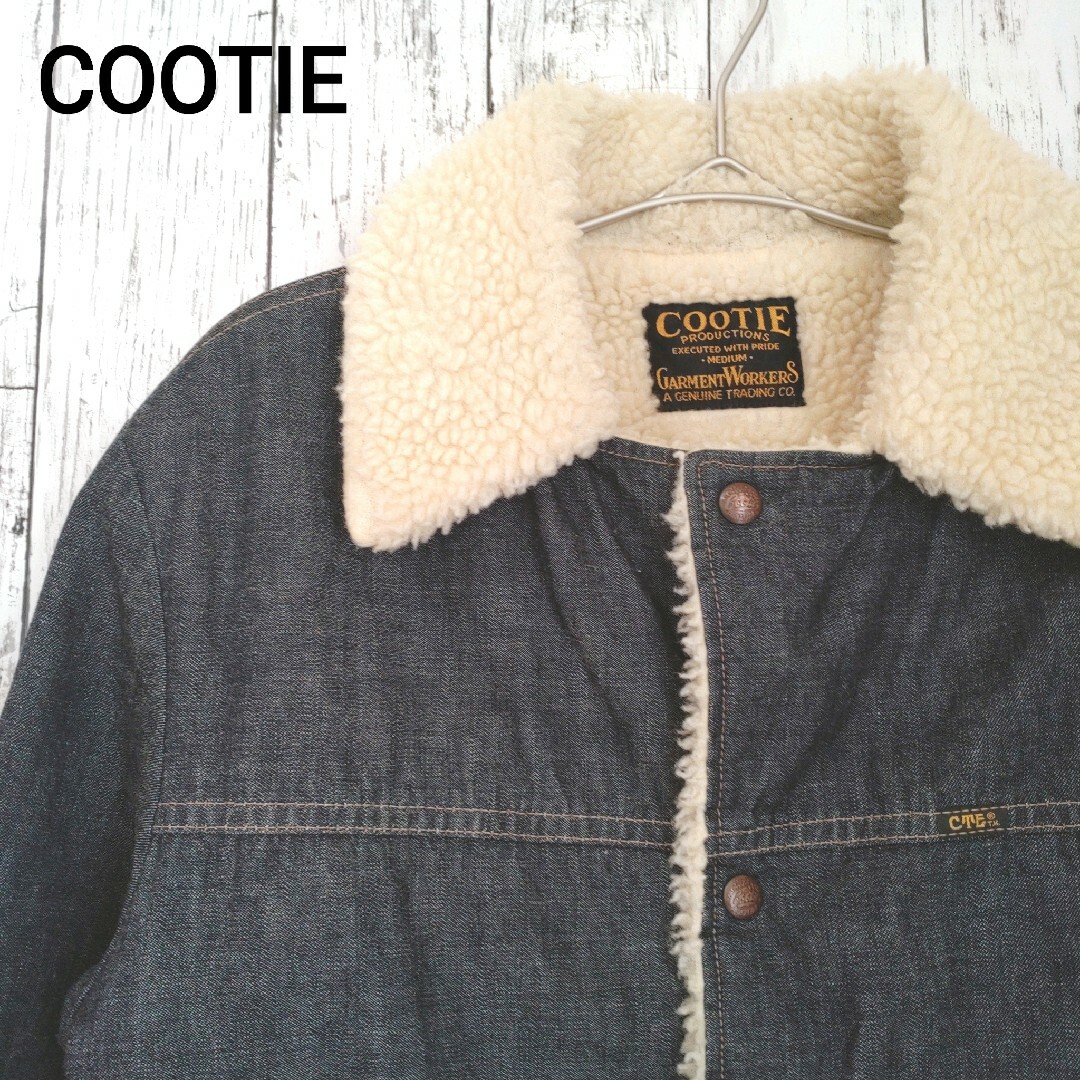 COOTIE(クーティー)の【美品】COOTIE ／クーティーボアランチジャケット　デニム　ブルーM メンズのジャケット/アウター(Gジャン/デニムジャケット)の商品写真