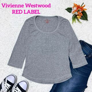 ヴィヴィアンウエストウッド(Vivienne Westwood)の美品✨ヴィヴィアンウエストウッドレッドレーベル　オーブプリントTシャツ　３(Tシャツ(長袖/七分))