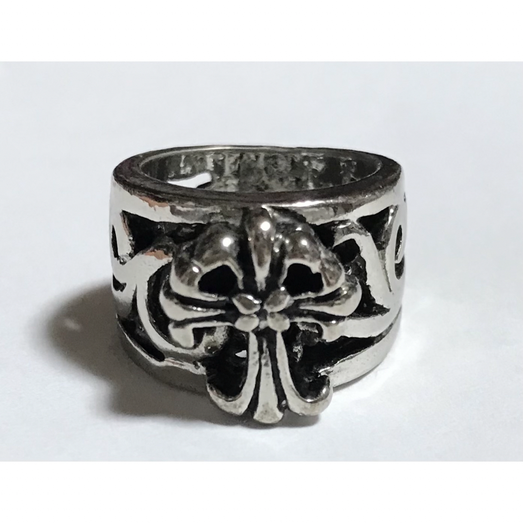 【いいね不要】シルバーメッキ クロス指輪 10号 十字架リング レディースのアクセサリー(リング(指輪))の商品写真
