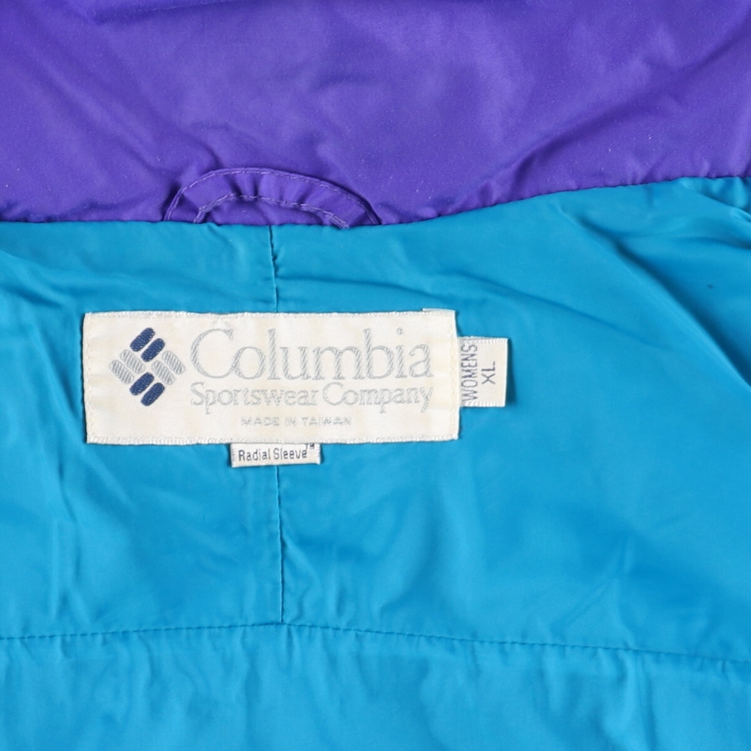 Columbia(コロンビア)の古着 90年代 コロンビア Columbia GIZZMO ギズモ 白タグ マウンテンジャケット シェルジャケット レディースXL ヴィンテージ /eaa414833 レディースのジャケット/アウター(その他)の商品写真