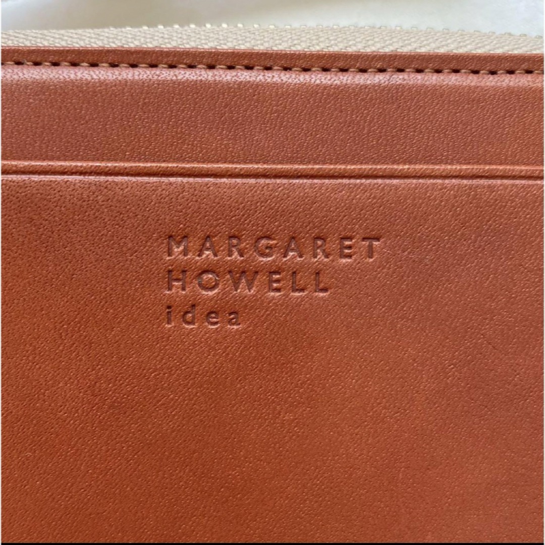 MARGARET HOWELL(マーガレットハウエル)の【新品】マーガレットハウエルアイデア ピルモント L字ファスナー折り財布 ピンク レディースのファッション小物(財布)の商品写真