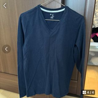 ギャップ(GAP)のGAP★メンズ長袖Tシャツ／S Vネック カットソー(Tシャツ/カットソー(七分/長袖))