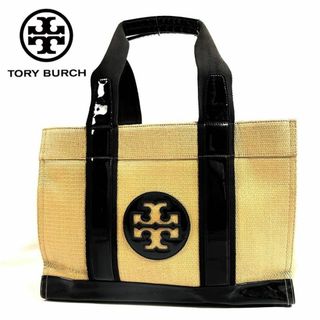 トリーバーチ(Tory Burch)の【希少品】トリーバーチ エナメル パテント ザツザイ ハンドバッグ A4収納可能(ハンドバッグ)